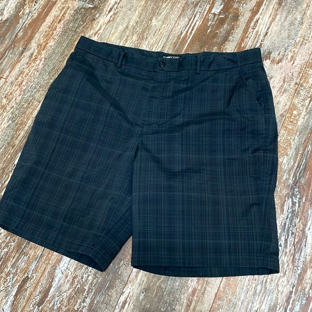 Kirkland bluish black checkered pattern shorts size 42